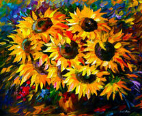 Без бренда «Собранный букет подсолнухов» в Ульяновске в интернет-магазине  Без бренда «Собранный букет подсолнухов» в Ульяновске