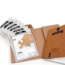 Без бренда «Скретч-карта мира стирающаяся. Карта путешествий» в Ульяновске