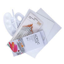 Без бренда «Набор подарочный «Две картинки»: краски акрил 12x12 мл, 2 холста 22x30 на мдф, 10 кистей, мастихин, палитра. Уценка (без упаковки)» в Ульяновске в интернет-магазине  Без бренда «Набор подарочный «Две картинки»: краски акрил 12x12 мл, 2 холста 22x30 на мдф, 10 кистей, мастихин, палитра. Уценка (без упаковки)» в Ульяновске