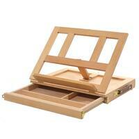 Без бренда «Коробка 10 шт.: Мольберт Две картинки этюдный ящик, настольный, хлопушка 30 см» в Ульяновске