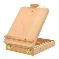 Без бренда «Коробка 6 шт.: Мольберт Две картинки этюдный ящик, настольный, хлопушка 55 см» в Ульяновске