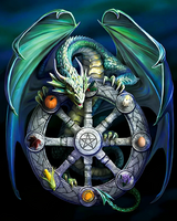 Без бренда «Коробка 20 шт: Дракон на магическом круге» в Ульяновске