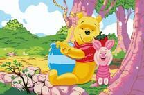 Винни Пух и пятачок под деревом