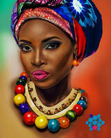 Без бренда «Портрет яркой женщины» в Ульяновске в интернет-магазине  Без бренда «Портрет яркой женщины» в Ульяновске