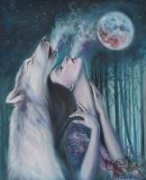 Без бренда «Девушка и волк в полнолуние» в Ульяновске в интернет-магазине Без бренда «Девушка и волк в полнолуние» в Ульяновске