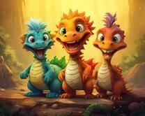 Без бренда «Милые и веселые дракончики» в Ульяновске в интернет-магазине  Без бренда «Милые и веселые дракончики» в Ульяновске