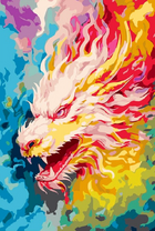 Без бренда «Разноцветный огненный дракон» в Ульяновске в интернет-магазине  Без бренда «Разноцветный огненный дракон» в Ульяновске