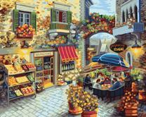 Цветочная европейская улица