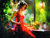 Без бренда «Милая девушка с бокалом шампанского» в Ульяновске