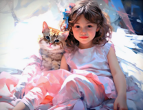 Без бренда «Девочка и пушистая кошечка» в Ульяновске