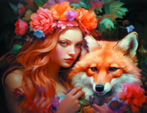 Без бренда «Рыжая девушка и рыжая лисица» в Ульяновске в интернет-магазине  Без бренда «Рыжая девушка и рыжая лисица» в Ульяновске