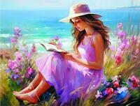 Без бренда «Девочка читает на берегу» в Ульяновске